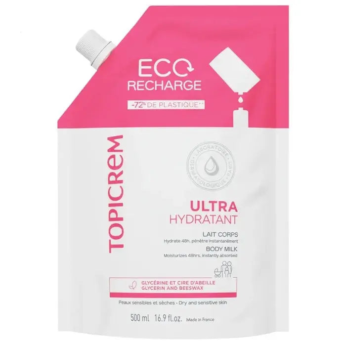 Topicrem Ultra-Hydratant Éco-Recharge Lait Corps 500 ml Lariboisière Shop
