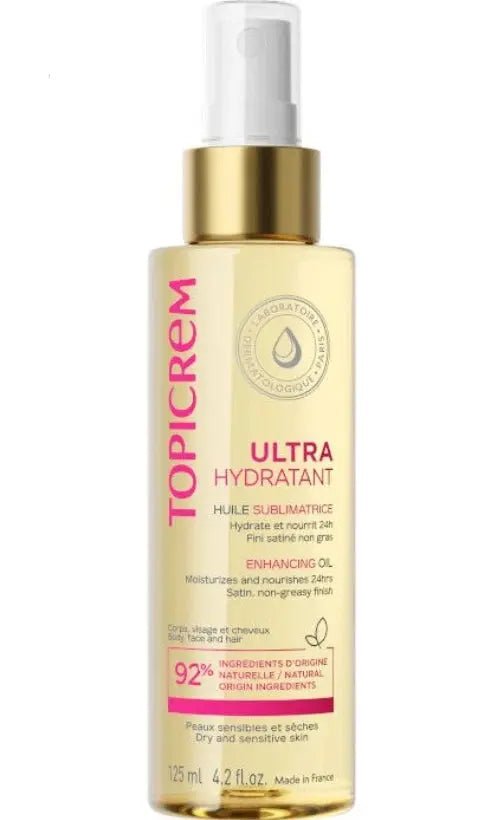 Topicrem Ultra-Hydratant Huile Sublimatrice 125 ml Lariboisière Shop