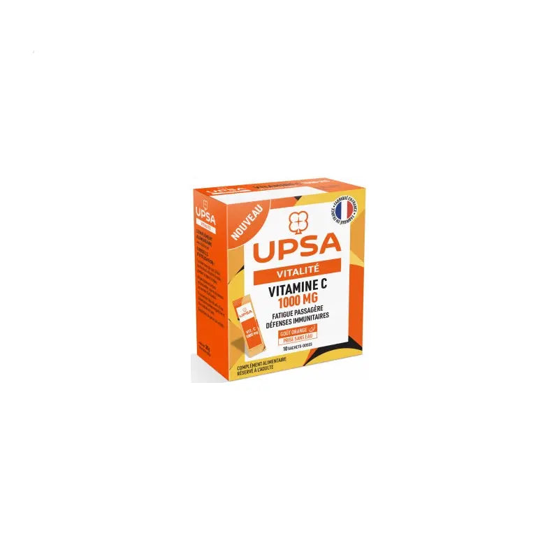 UPSA Vitamine C 1000 mg – 10 Sachets-Doses Lariboisière Shop