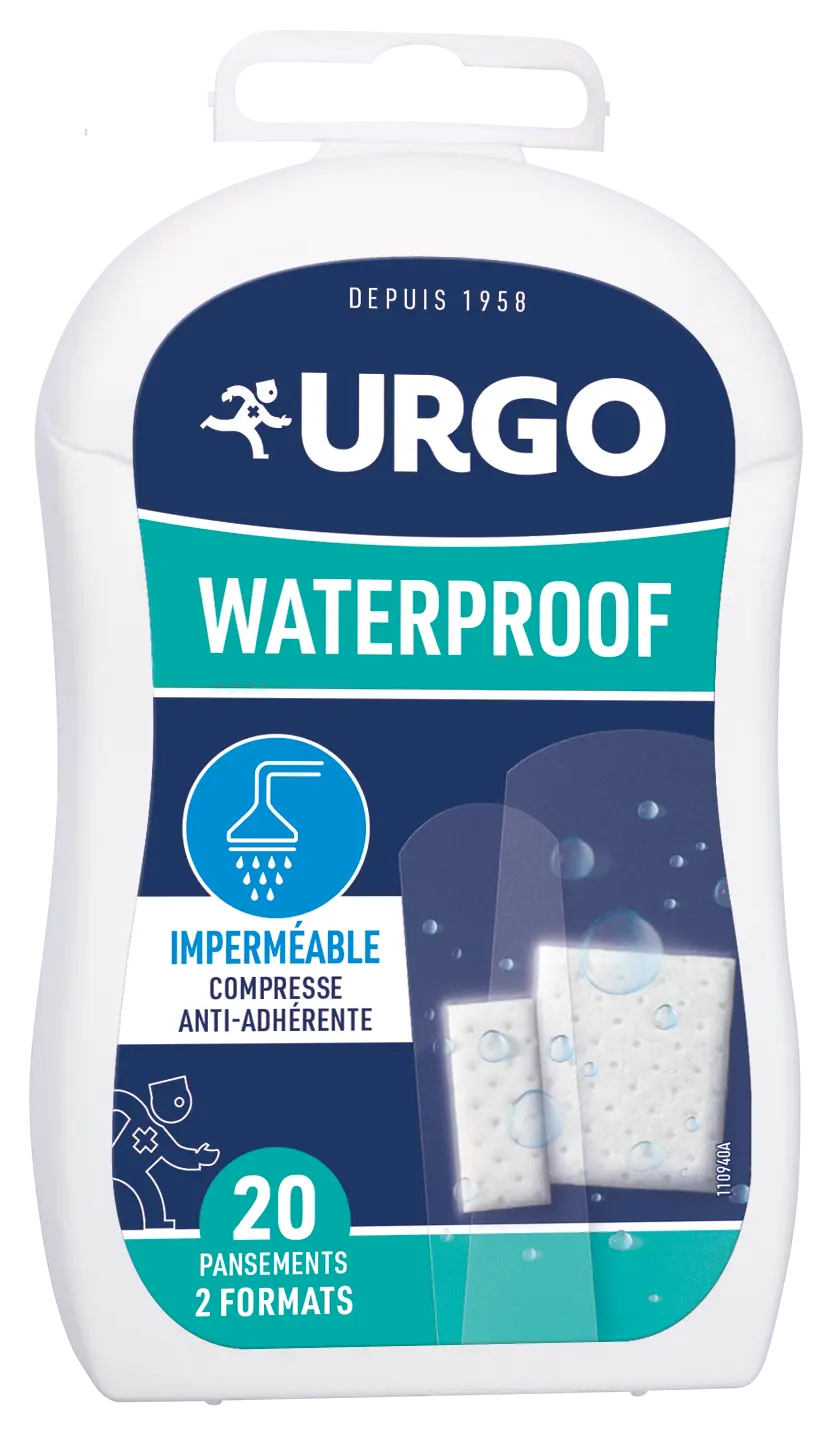 URGO Pansements Waterproof – Boîte de 20 Lariboisière Shop