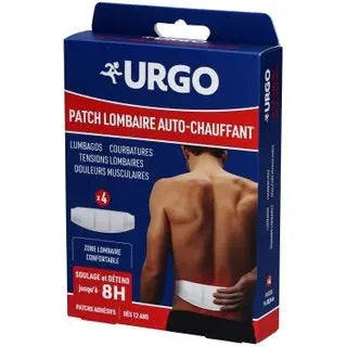 URGO  Patch Autochauffant Lombaire x4 Lariboisière Shop