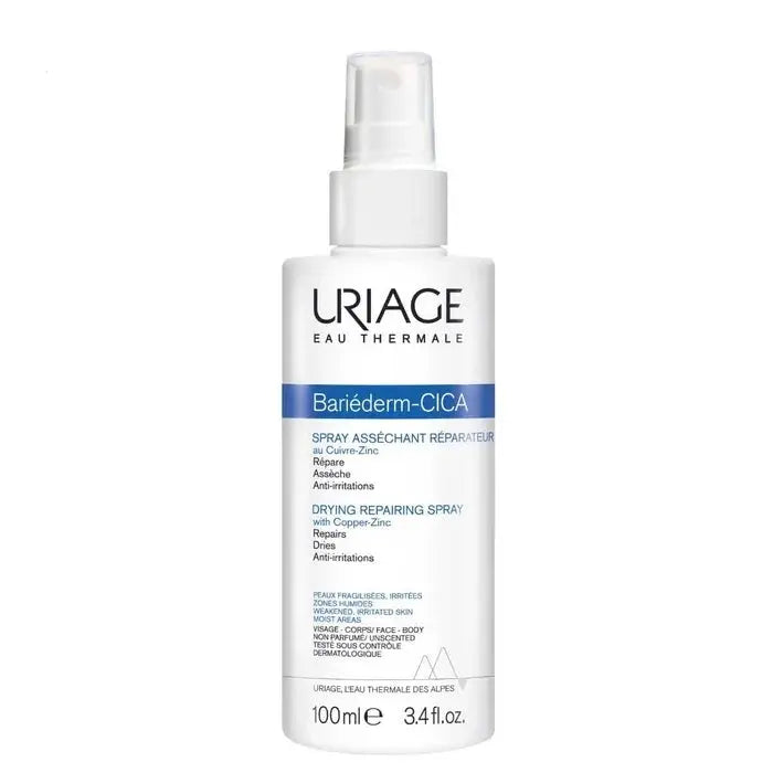 URIAGE Bariéderm-CICA Spray Asséchant Réparateur Cuivre-Zinc – 100 ml Lariboisière Shop