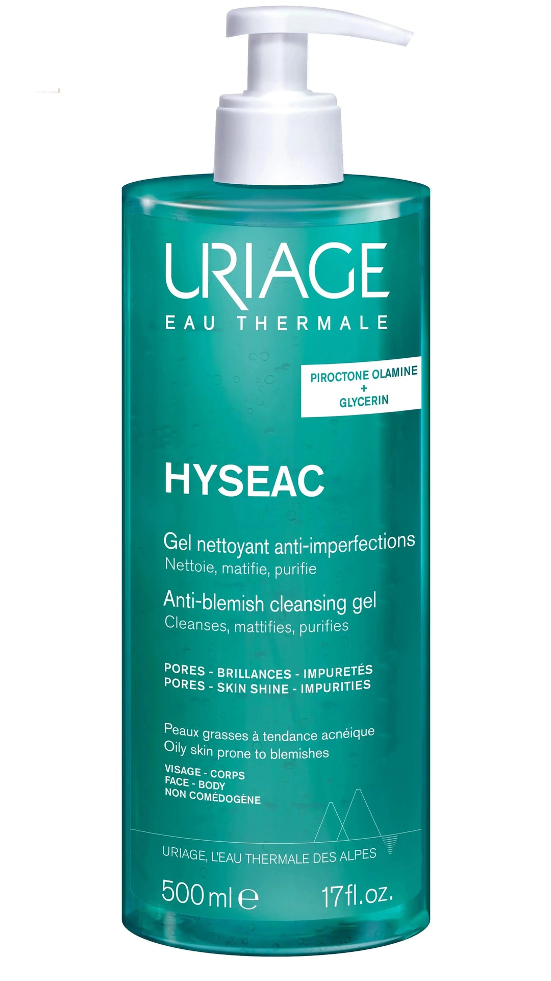 URIAGE HYSÉAC GEL NETTOYANT ANTI-IMPERFECTIONS 500 ML Lariboisière Shop