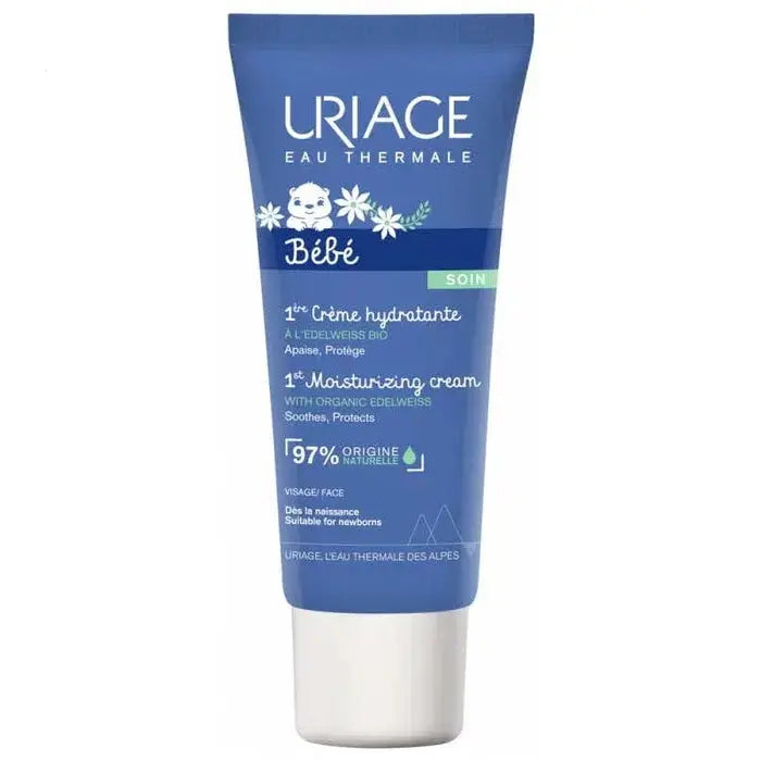 Uriage BEBE - 1ère Crème Hydratante - Visage - Peaux Sèches à Très Sèches - 40ml Lariboisière Shop