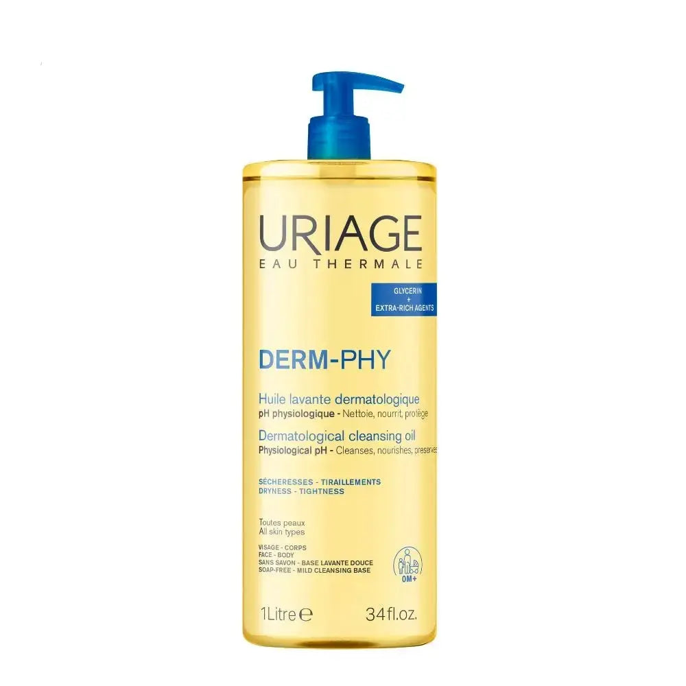 Uriage - Derm-Phy Huile Lavante - 1 Litre Lariboisière Shop