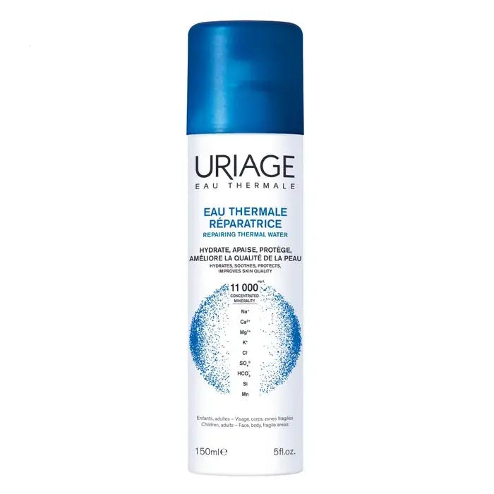 Uriage - EAU THERMALE REPARATRICE - Spray Hydratant Apaisant et Protecteur - Visage et Corps - Tous Types de Peaux - 150ml Lariboisière Shop
