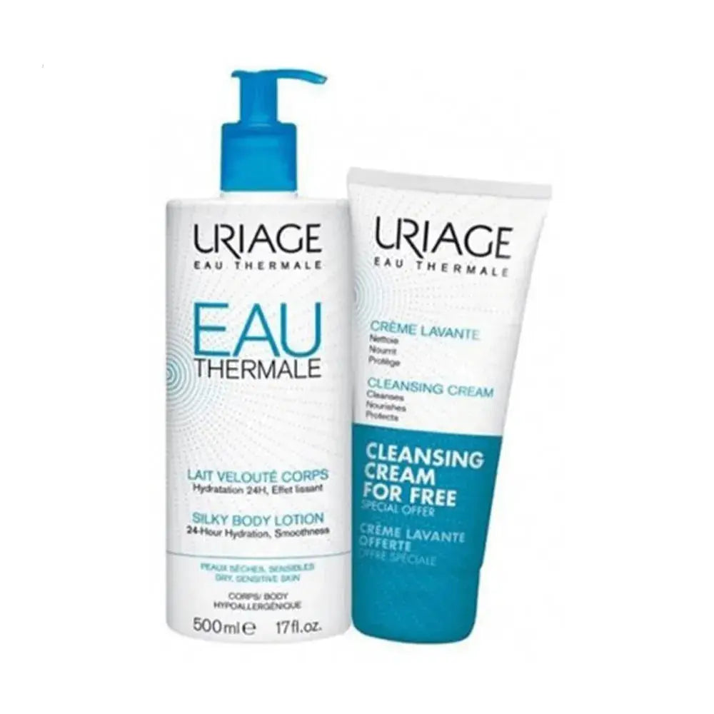Uriage - Eau Thermale Lait velouté corps Hydratation 24H Effet lissant + Crème lavante offerte Lariboisière Shop