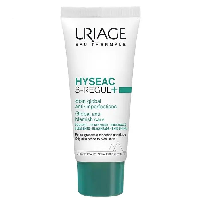 Uriage - HYSEAC 3-REGUL+ - Soin Global Anti-Imperfections - Visage - Peaux Grasses à Tendance Acnéique - 40ml Lariboisière Shop