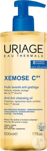 Uriage - Xémose Huile Lavante Apaisante Peaux Très Sèches À Tendance Atopique Visage Et Corps - 500ml Lariboisière Shop