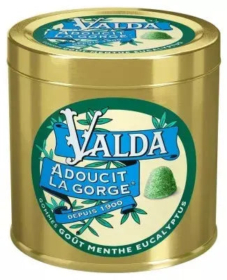 Valda - Gommes Goût Menthe Eucalyptus - 140 g Lariboisière Shop