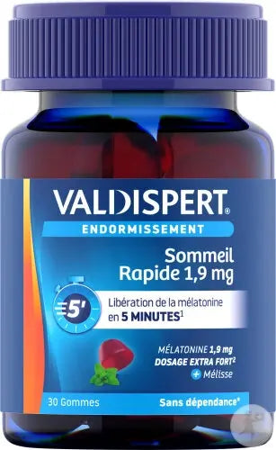 Valdispert Mélatonine 1,9 mg Gummies – 60 Gommes Lariboisière Shop
