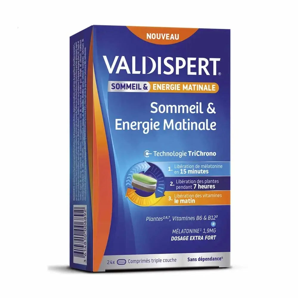 Valdispert - Sommeil & Energie Matinale - 24 Comprimés Lariboisière Shop