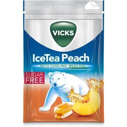 Vicks - Bonbons Ice Tea Pêche - 72 g Lariboisière Shop