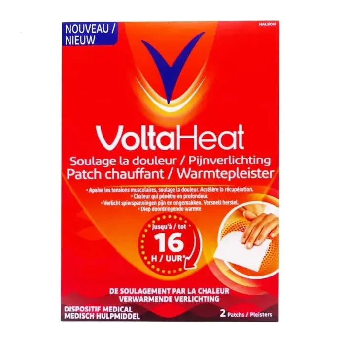 Voltaheat - Patchs Chauffants - Douleurs Musculaires - 2 Patchs Lariboisière Shop