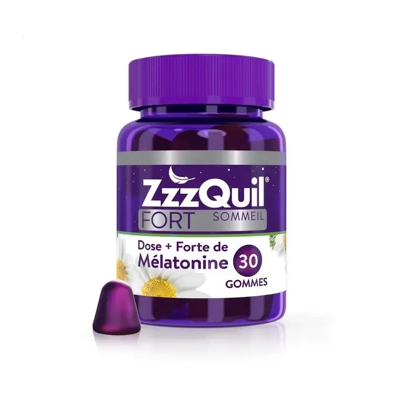 ZzzQuil Mélatonine - Fort - 30 gommes Lariboisière Shop